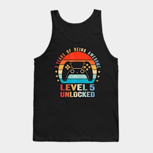 Level 5 Video 5th Birthday Tank Top